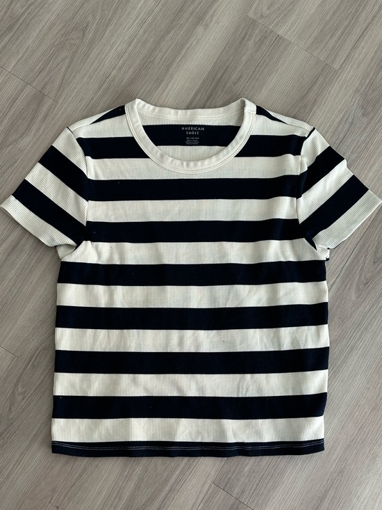 American Eagle Outfitters Tops - American Eagle striped rib tee